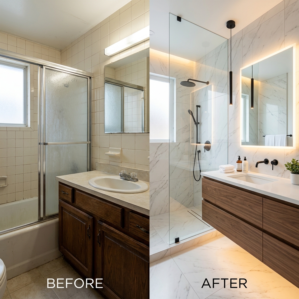 Reforma de baño de lujo